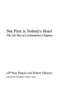 Tapa de Not first in nobody's heart