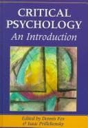 Tapa de Critical psychology