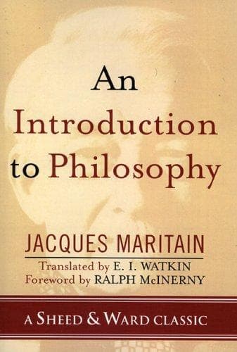 Tapa de An Introduction to Philosophy (Sheed & Ward Classic)