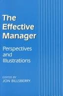 Tapa de The effective manager