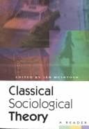 Tapa de Classical Sociological Theory