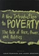 Tapa de A New Introduction to Poverty