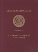 Tapa de Cultural horizons