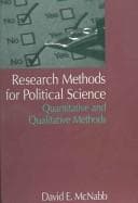Tapa de Research Methods for Political Science