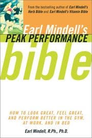 Tapa de Earl Mindell's peak performance bible