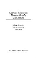 Tapa de Critical Essays on Thomas Hardy