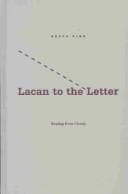 Tapa de Lacan to the letter