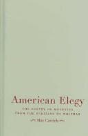 Tapa de American Elegy