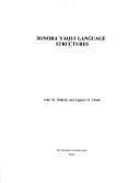 Tapa de Sonoran Yaqui Language Structures