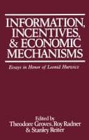 Tapa de Information, incentives, and economic mechanisms