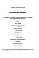 Tapa de Flocculation and dewatering