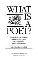 Tapa de What Is a Poet