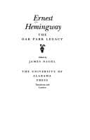 Tapa de Ernest Hemingway