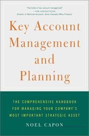 Tapa de Key Account Management and Planning