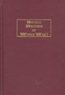 Tapa de Source records of World War I