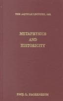 Tapa de Metaphysics & Historicity