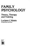 Tapa de Family psychology