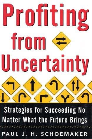 Tapa de Profiting from uncertainty