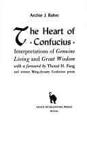 Tapa de The Heart of Confucius