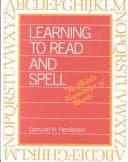 Tapa de Learning to Read and Spell