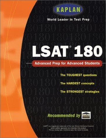 Tapa de Kaplan LSAT 180