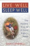 Tapa de Live Well, Sleep Well