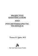 Tapa de Projective Identification and Psychotherapeutic Technique