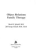 Tapa de Object relations family therapy
