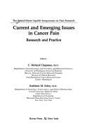 Tapa de Current and Emerging Issues in Cancer Pain