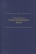 Tapa de Critical essays on Toni Morrison's Beloved