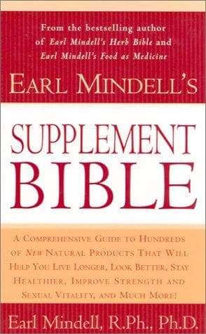 Tapa de Earl Mindell's supplement bible