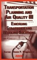 Tapa de Transportation planning and air quality III