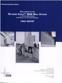 Tapa de Evaluation of the Retained Earth MSE wall system