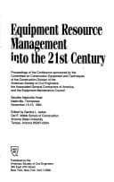 Tapa de Equipment Resource Management into the 21st Century