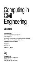 Tapa de Computing in Civil Engineering
