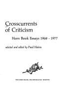 Tapa de Crosscurrents of criticism