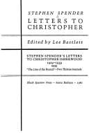 Tapa de Letters to Christopher