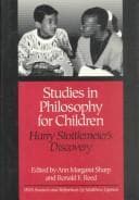 Tapa de Studies in Philosophy for Children