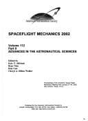 Tapa de Spaceflight Mechanics 2002 (Advances in the Astronautical Sciences)