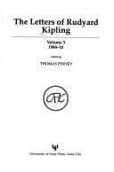 Tapa de Letters Rudyard Kipling V3 (Letters of Rudyard Kipling)