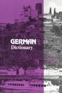 Tapa de New College German and English Dictionary