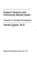Tapa de Support systems and community mental health