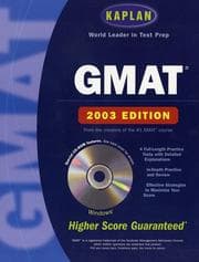 Tapa de Kaplan GMAT 2003 with CD-ROM
