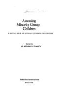Tapa de Assessing minority group children