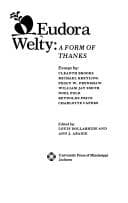 Tapa de Eudora Welty a Form of Thanks