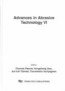 Tapa de Advances in abrasive technology VI