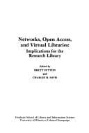 Tapa de Networks, open access, and virtual libraries