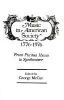 Tapa de Music in American society, 1776-1976