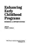 Tapa de Enhancing Early Childhood Programs