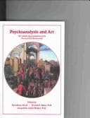 Tapa de Psychoanalysis and art